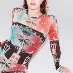 SKIMS Summer Mesh Long Sleeve Bodysuit XS Photo 0