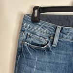 Paige Hoxton Ankle Peg Blue Distressed Skinny Jeans Beachwood Wash size 24 Photo 6