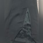 Liz Claiborne Womens Size 8 Black Beaded Keyhole Neck Tea Length Dress Maxi Photo 8