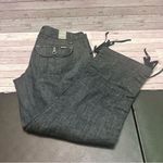 Zana Di  Dark Gray Ankle Jeans with Lace-Up Detail Photo 12