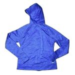 Danskin  Hooded Zip Front Blue Space-Dyed Athletic Jacket LARGE Sportswear Winter Photo 7
