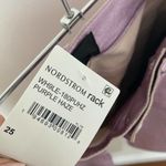 NWT RtA Kiki 100% Lambskin Leather Flare Cropped Pants In Purple Haze $1195 Size 25 Photo 9