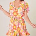 Sugar Lips Zippy Tropical Floral Babygirl Romper Photo 0