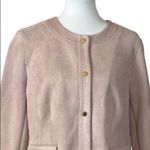 Marc New York Faux Suede Blush Pink Snap Front Jacket Women's Size PL Petite Photo 5