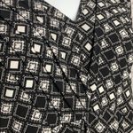 Daisy Fuentes Canglo Dress Onyx Combo Black and White Size Small Photo 2