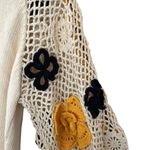 Stella Pardo Paris Lisa Sweater Hand Made Open Flower Crochet Size XS/Small $405 Photo 6