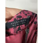 ALLSAINTS  Women’s 4 Rylie Roar Mini Skirt Animal Print Pink Ruched Zip NWD Photo 4