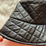 Quilted Bucket Hat Black Photo 5