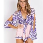 Somedays Lovin Floral Boho Outsider Print Romper Small Photo 13