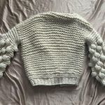Chunky Bubble Sleeve Crochet Cardigan Photo 1