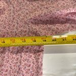 Aaron Ashley floral lace trim high neck Pink Blue Button up Shirt 10 cottage Photo 10