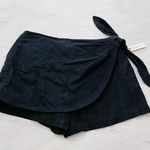 Anthropologie Rumpled Skort in Black Size 10 NWT $98 Photo 0