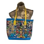 Lounge Fly Pixar Monsters Tote Bag - Blue and Yellow Photo 2