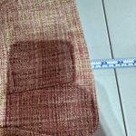 Lafayette 148 New York Petite Tweed Blazer Jacket Pink Tan Size 8 Linen Blend Photo 7