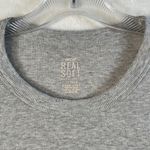 Aerie Real Soft Ribbed Long Sleeve Crew Neck T-Shirt Gray Size Large Photo 2