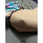 Camel Tote bag with scarf and inner bag Photo 5