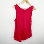 Feel the Piece Terre Jacobs Red Scoop Neck Tank Top Womens Size Medium/Large M/L Photo 1