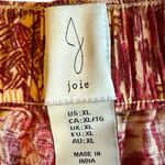 Joie  Floral‎ Bermudas Vibrant Pink Burgundy Gold Photo 2