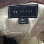 Metaphor Women's White Jacket Size Medium with Detachable Hood and Faux Fur Trim Photo 10