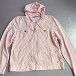Croft & Barrow ‎ Women's Pink Hooded Jacket XL Casual Long Sleeve Photo 0