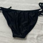 Shade & Shore New  Women's Black Side-Tie Medium Coverage Bikini Bottoms Large Photo 5