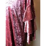 Kim & Cami • Pink Crushed Velvet Dress Size M Photo 5