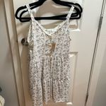 Blu Pepper NWT Floral Dress | Tiered Skirt & Lace Collar | Size Small Photo 1