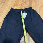 Quince  NWT Black 100% European Linen Tapered Ankle Pants Size Small Photo 8