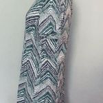 H&M  White Green Black Short Sleeve Shirt Dress Size 10 Photo 4