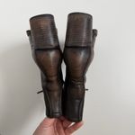 Freebird Cavalier Boots Combat Leather Lace Up Lugged Boho Western Brown Green Size 10 Photo 9