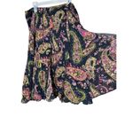 Dana Buchman Vintage Silk Paisley Print Skirt Size 10 Photo 3
