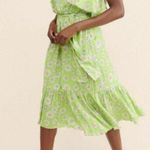 Moschino Boutique  Daisy Mae floral Green Floral One-Shoulder Dress XS Photo 0