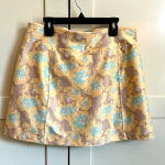 Nike  Golf Skort Yellow Floral Size Small Photo 0