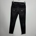 NWOT Moussy Vintage Diana‎ Skinny Distressed Jeans In Black Size 24 Photo 3