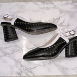 L'ATISTE L'artiste Black and Brown Slingback Heels size 36/US 5 1/2-6 Photo 5