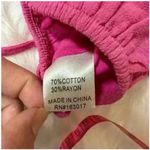 Princess Polly Hot Pink Off Shoulder Puff Sleeve Wrap Carrington Crop Top size 4 Photo 3