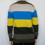 Calvin Klein  Jeans Striped Logo Sweatshirt Photo 2
