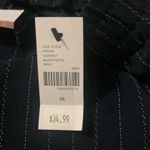 Lane Bryant Ladies Ankle Mid Rise Dress Pants NWT Sz 26 Navy w/Pin Stripes Photo 3