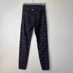 Aerie  High Waisted Leggings Pull On Star Print Yoga‎ Activewear Black Women's M Photo 1