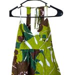 BCBGMAXAZRIA Womens Halter Top Size Small Floral Tie Neck Summer Boho Photo 1