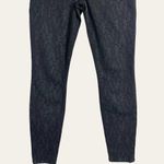 Current/Elliott Black Antique Lace Brocade Print Ankle Skinny Jeans Size 30 Photo 2