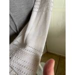 Athleta Womens Hoodie Size S Limitless Perforated Long Sleeve Gray White Photo 8