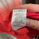 Cute ombre starburst sun goddess linen flowy top short sleeve Pure Collection Orange Size M Photo 6