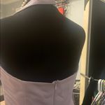 David's Bridal Elegant Plum purple Halter Dress /prom formal style Photo 2