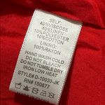 Strut & Bolt  embroidered midi dress linen sleeveless sun dress floral ruffle SM Photo 10