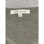 Rose + Olive Women's  Green beaded shirt 1X Photo 1