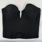 Dominique Apparel Strapless Black Bustier Corset Bra Top Size 36B Photo 0