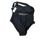 Beachsissi  Black One Piece Mesh Padded Swimsuit NWT New Size XL Photo 5
