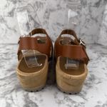 MIA  Sweden Womens Anja Open Toe Clog Size 40 US 9 Luggage Brown Leather Photo 3