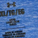 Under Armour NWT WO XL 1/2 ZIP TECH ATHLETIC TOP HEATHERED BLUE CLEAN Photo 1